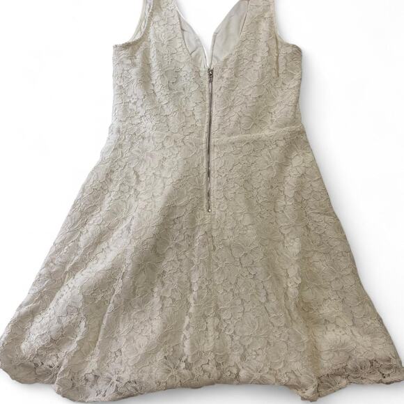 Lulus white lace a line mini dress - Picture 5 of 5